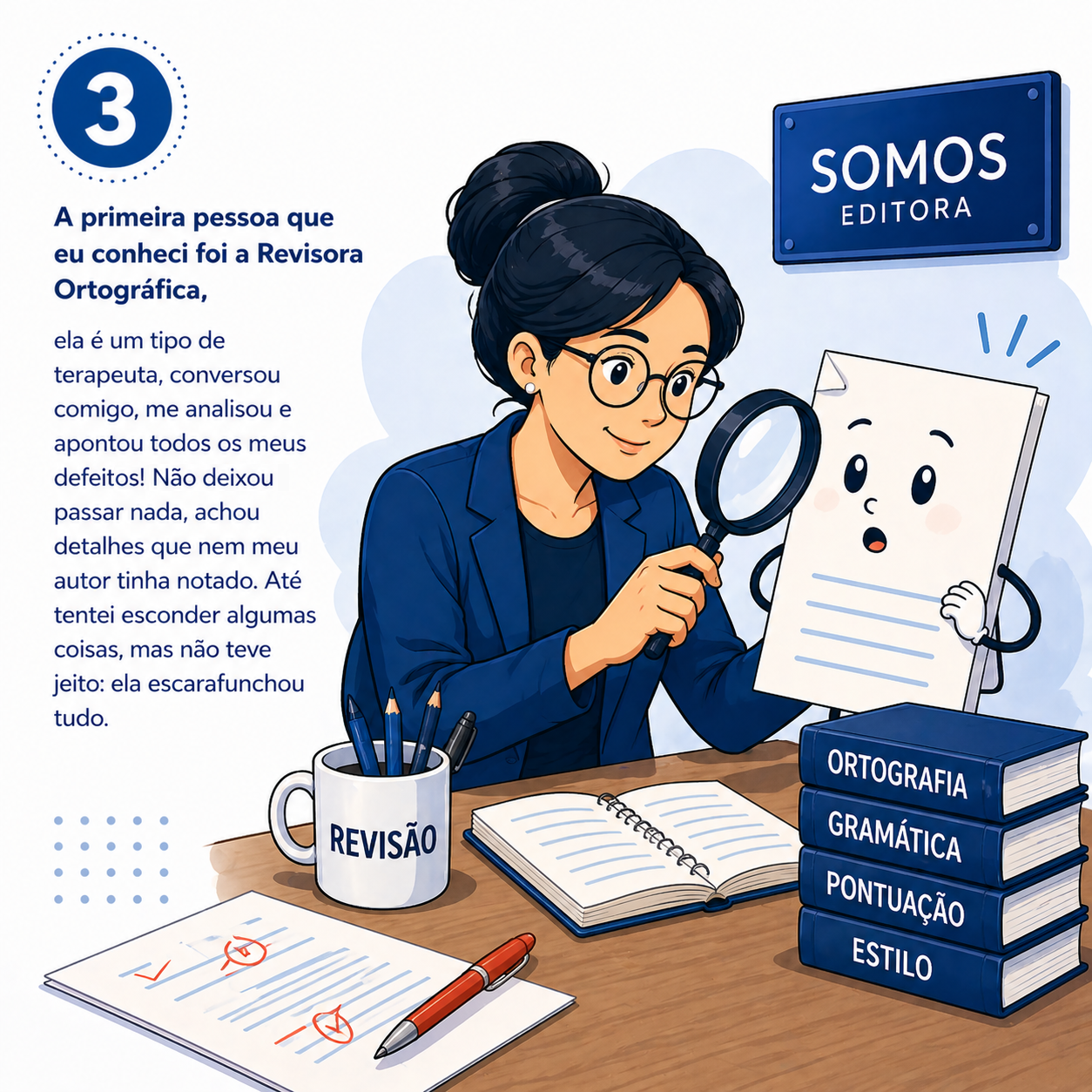 Ilustração da etapa 03 da jornada para publicar um livro
